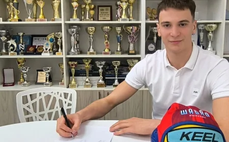 Mihailo Gošić potpisao je četvorogodišnji ugovor sa VK Šabac Eliksir