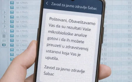 SMS obaveštenja za pacijente