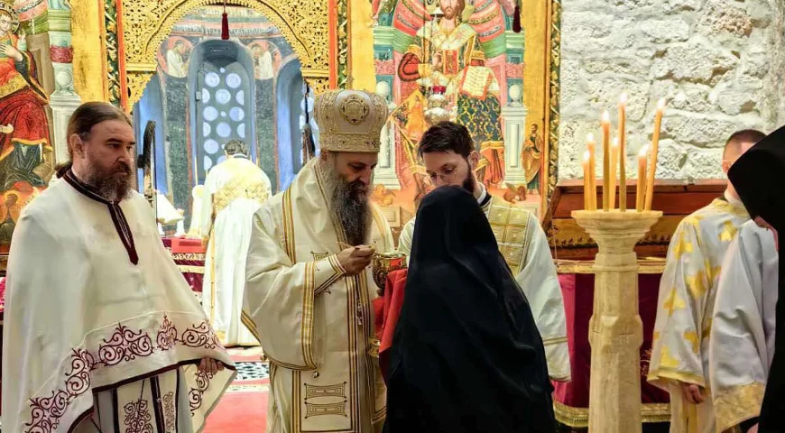 Liturgija služena u Pećkoj Patrijaršiji
