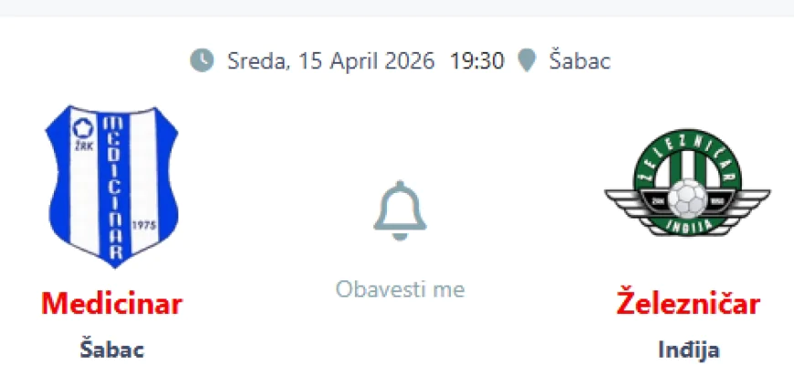 Medicinar sutra protiv Železničara