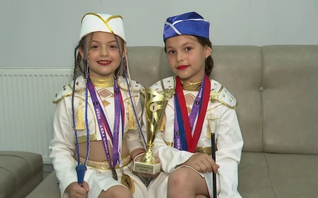 Četiri zlata mažoretkinjama iz Šapca