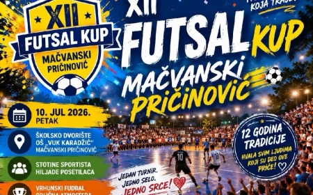 Mačvanski Pričinović domaćin Futsal turnira