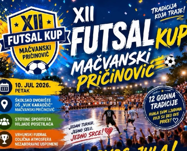 Mačvanski Pričinović domaćin Futsal turnira