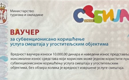 Uskoro podela još 30.000 turističkih vaučera