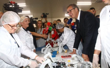 Otvorena fabrika robota u Šapcu
