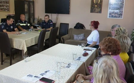 Predavanje o bezbednosti u Gerontološkom klubu