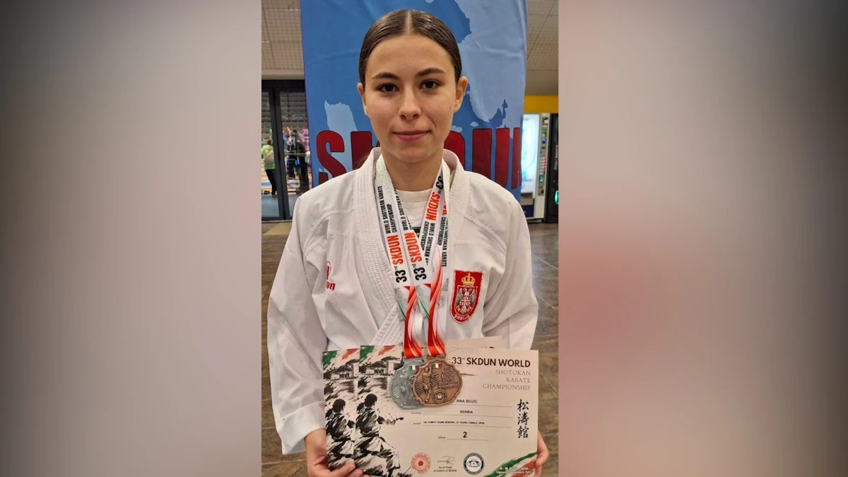 Ana Bojić donela medalje sa Svetskog prvenstva u karateu
