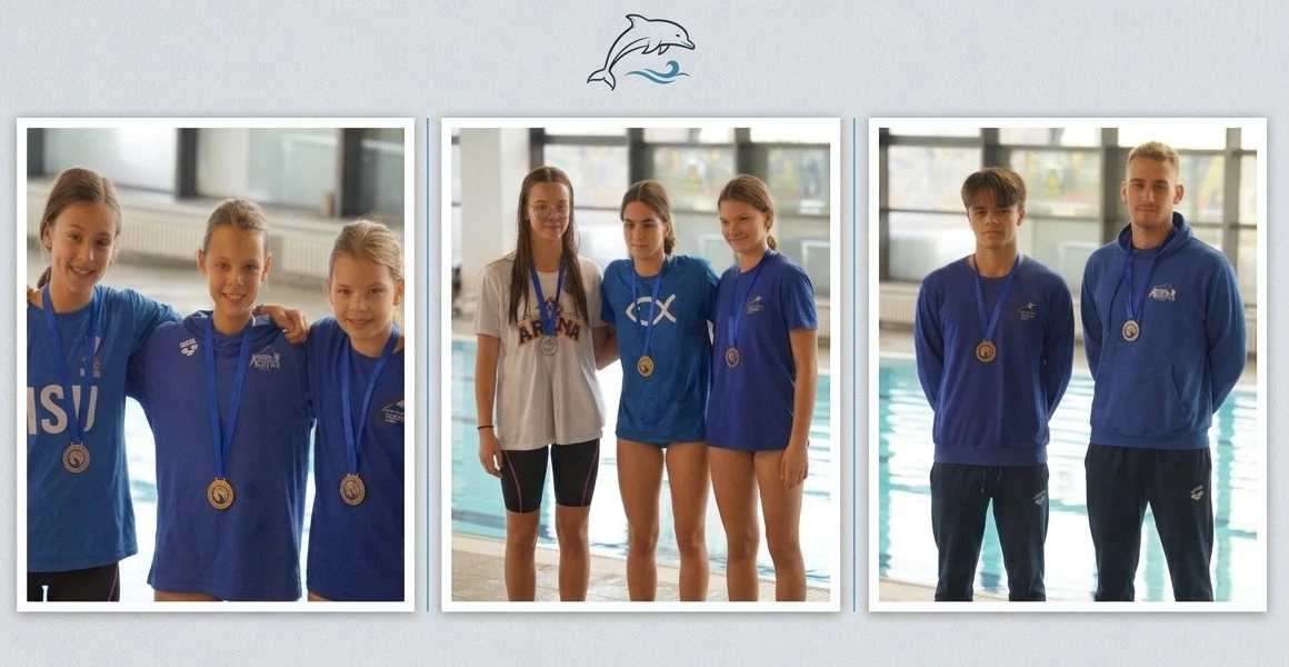 Pet medalja za šabačke delfine 