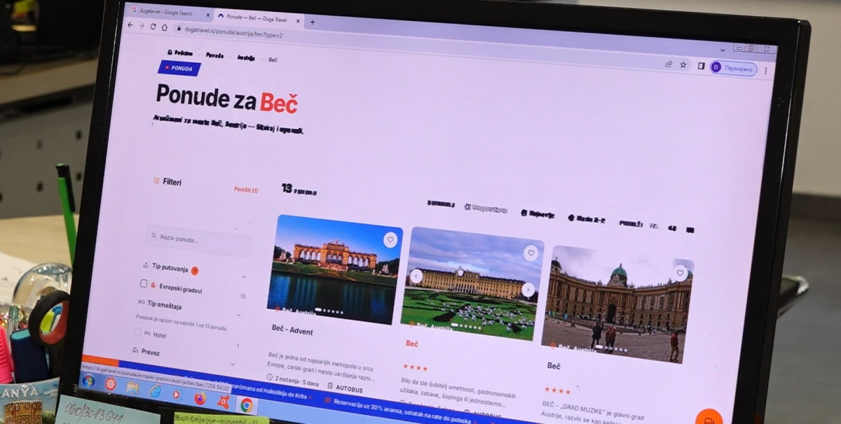 Uskoro  ponuda aranžmana za naredno leto 