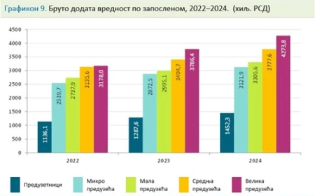 Porast broja preduzeća, preduzetnika i zaposlenih