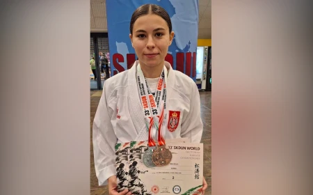 Ana Bojić donela medalje sa Svetskog prvenstva u karateu