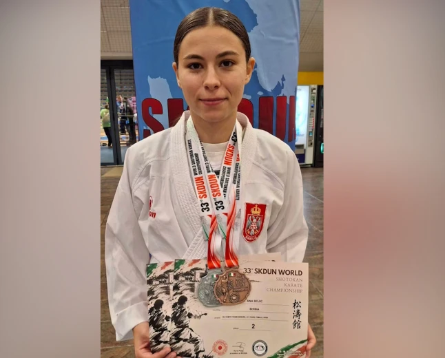 Ana Bojić donela medalje sa Svetskog prvenstva u karateu